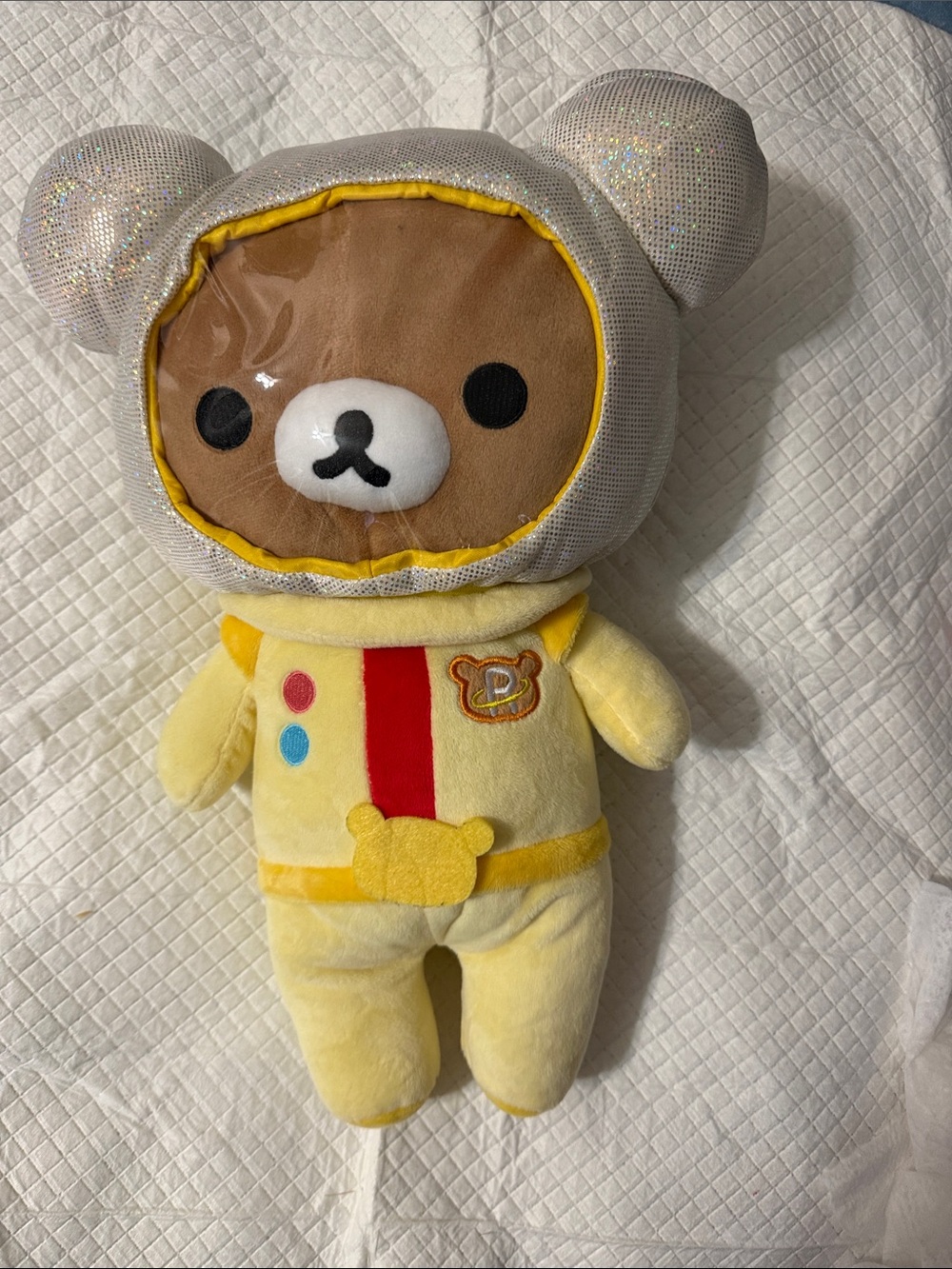 Rilakkuma astronaut plush toy